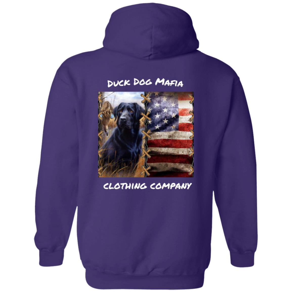 BLACK LAB / AMERICAN FLAG WHITE LETTING
