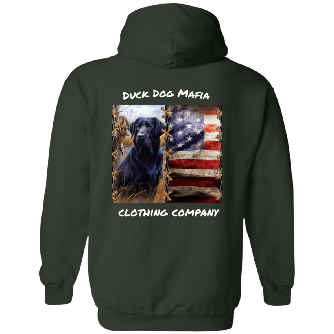 BLACK LAB / AMERICAN FLAG WHITE LETTING