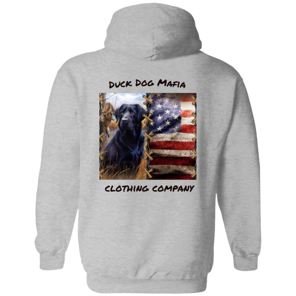 BLACK LAB / AMERICAN FLAG BLACK LETTING