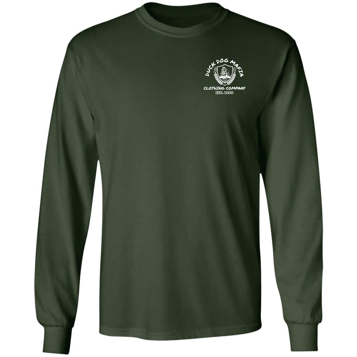 Black Lab at Work - White Letting With DDM Logo Left Chest