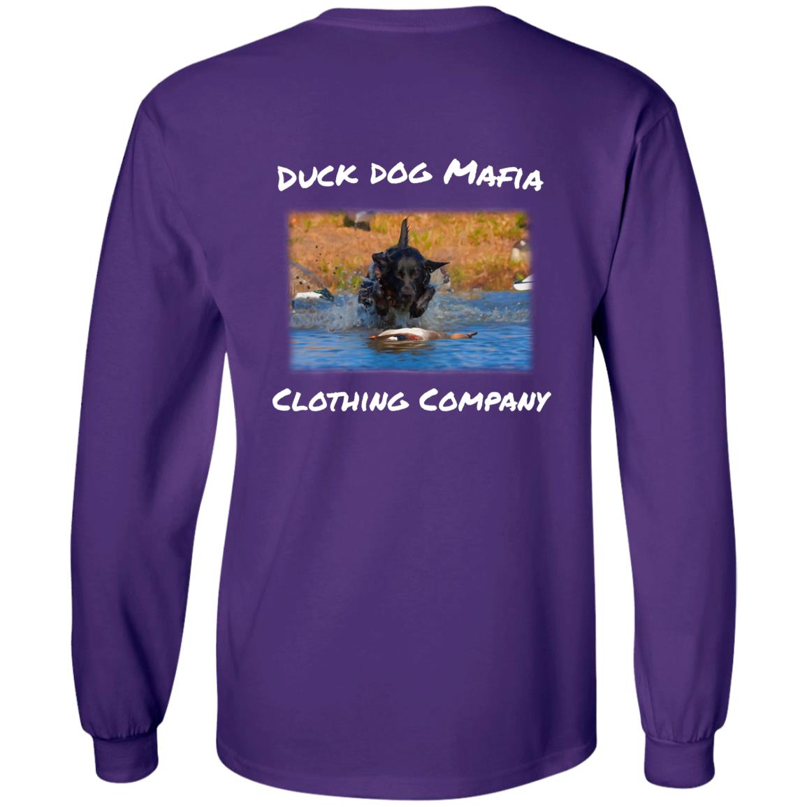 Black Lab at Work - White Letting With DDM Logo Left Chest