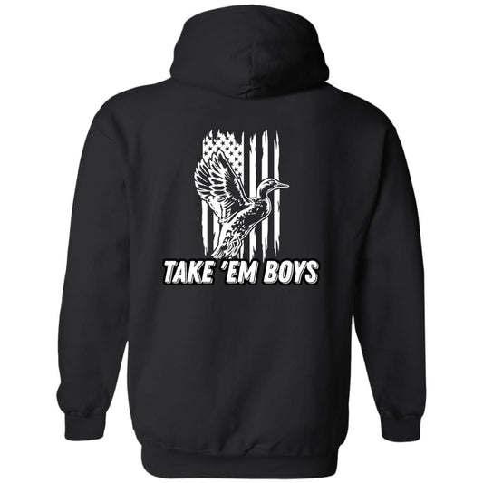 American Flag TAKE 'EM BOYS White Letting DDMCC Logo Left Chest