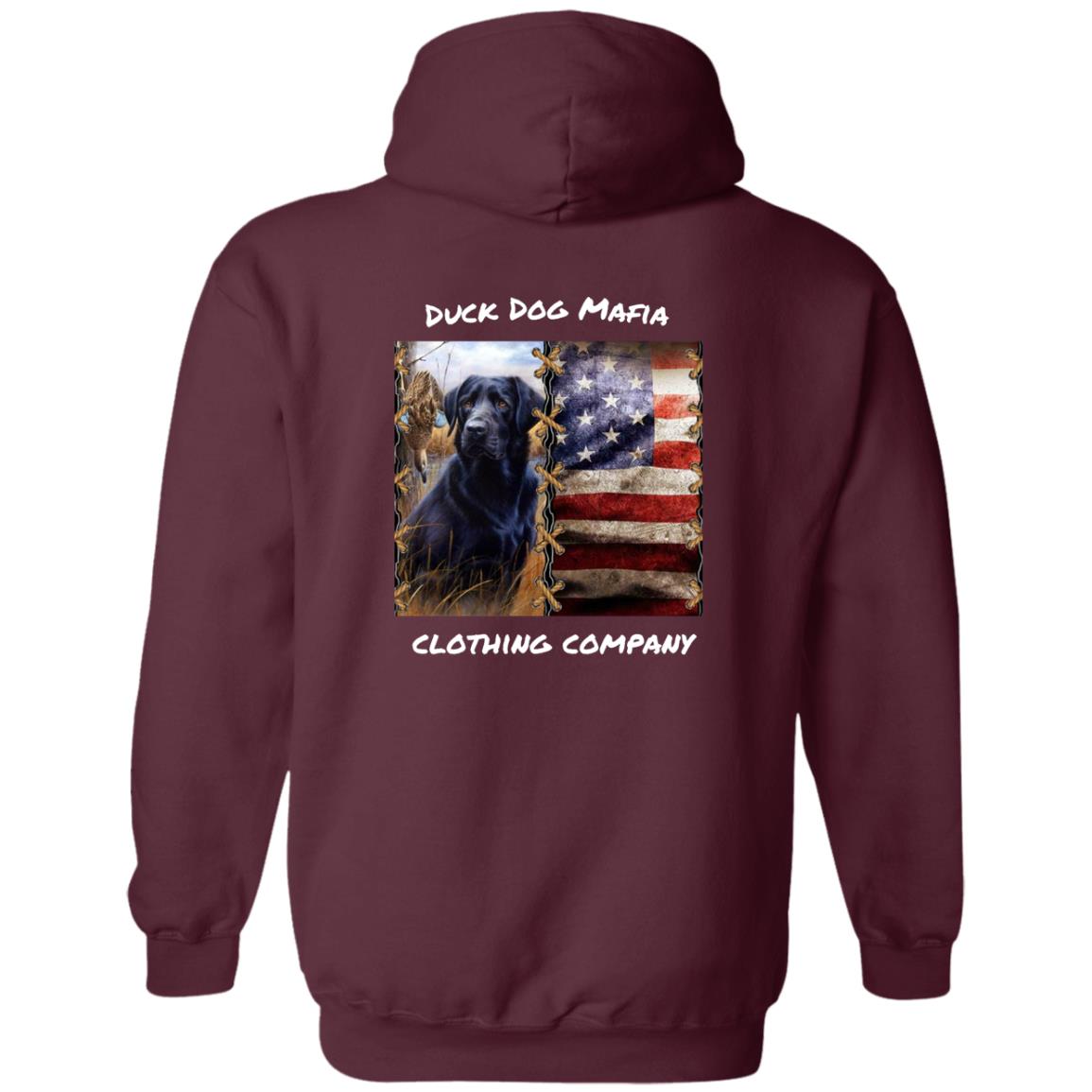 BLACK LAB / AMERICAN FLAG