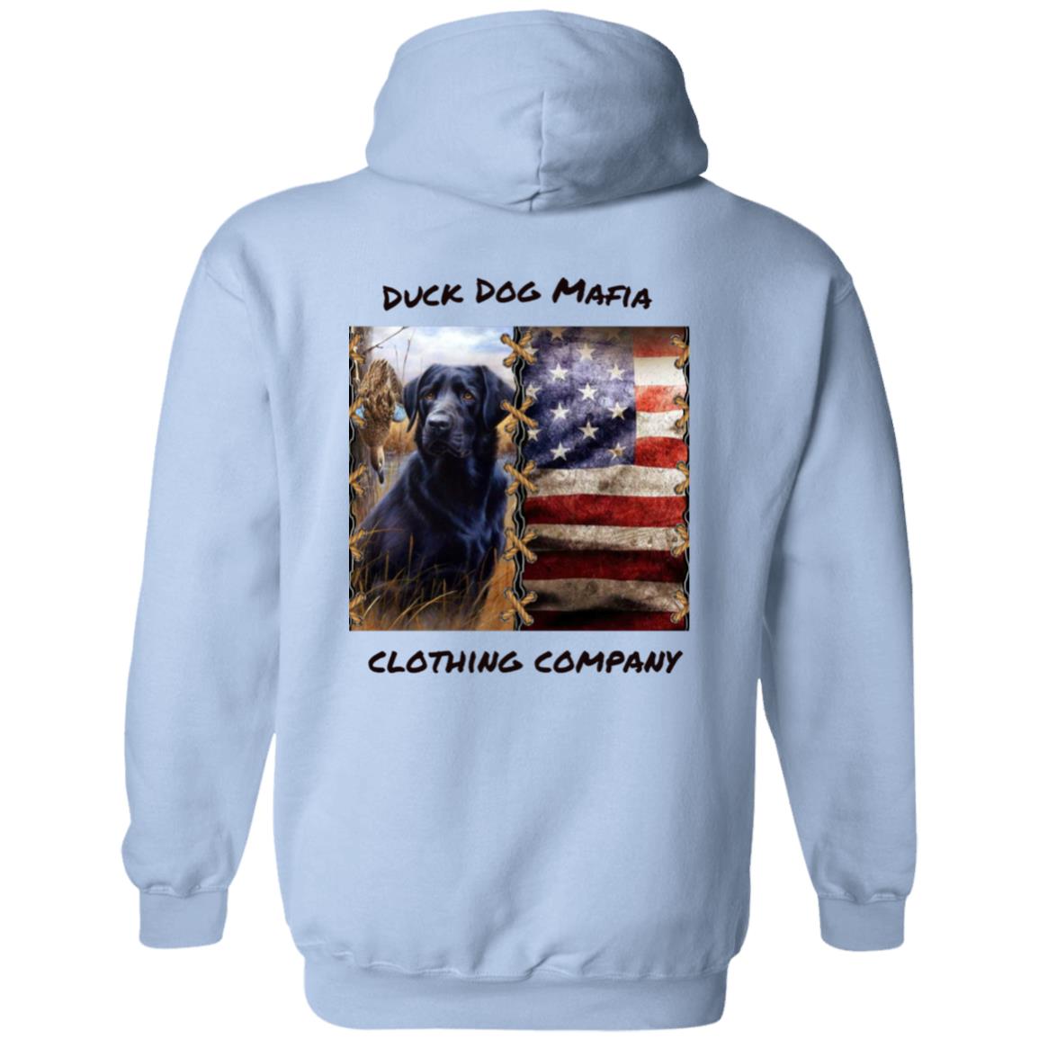 BLACK LAB / AMERICAN FLAG BLACK LETTING
