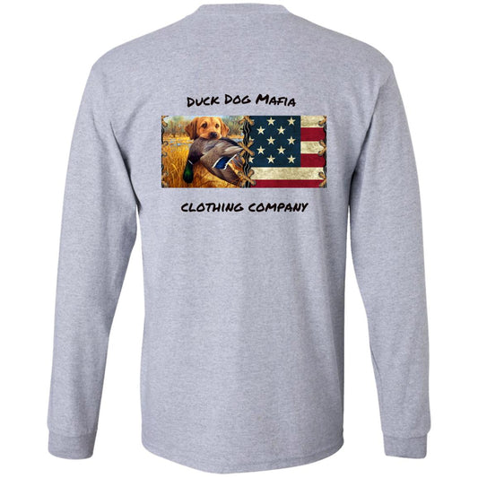 YELLOW LAD / AMERICAN FLAG BLACK LETTERING