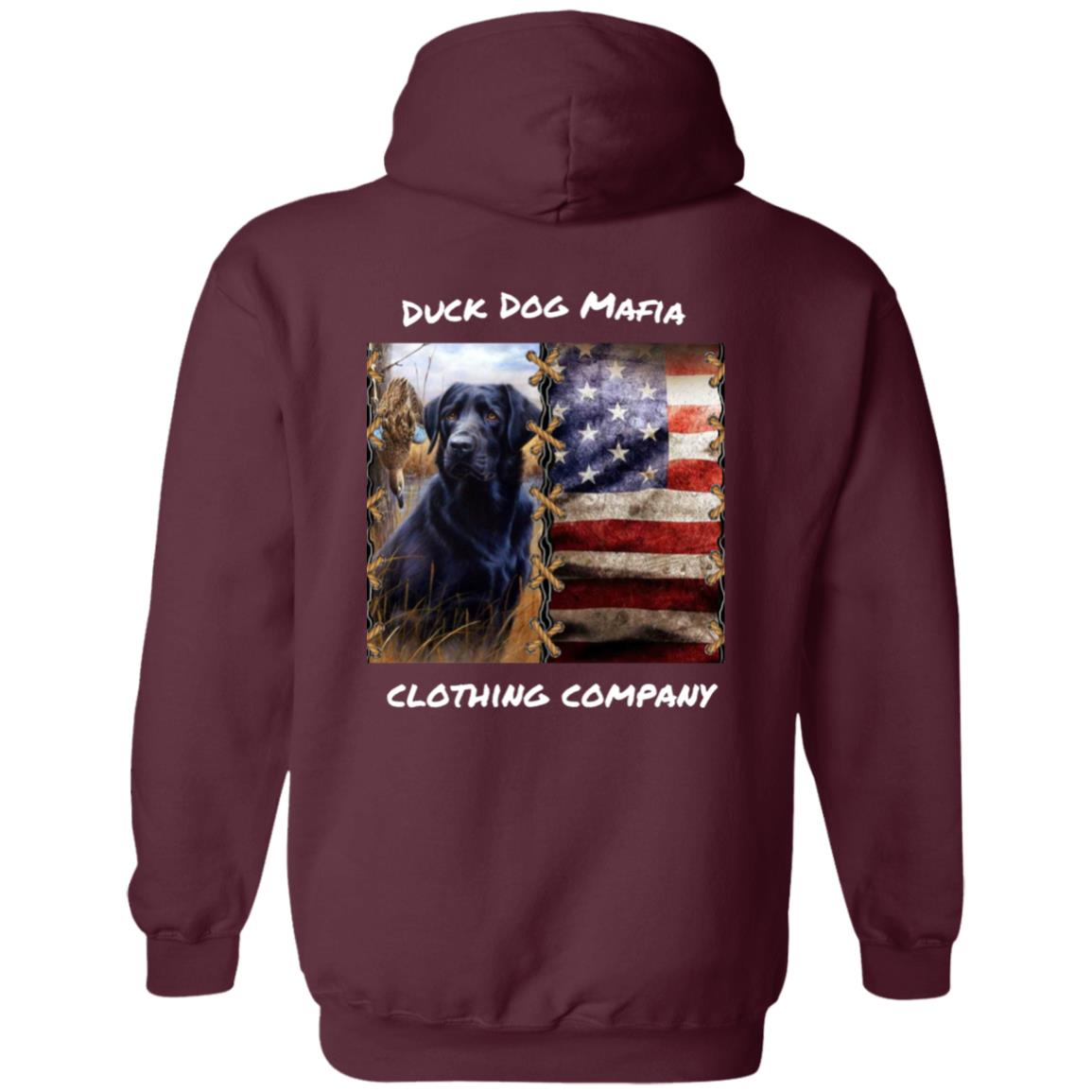 BLACK LAB / AMERICAN FLAG WHITE LETTING