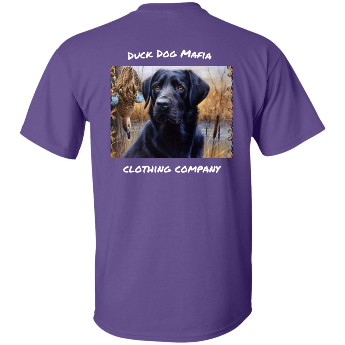 BLACK LAB  FLAG WHITE LETTING