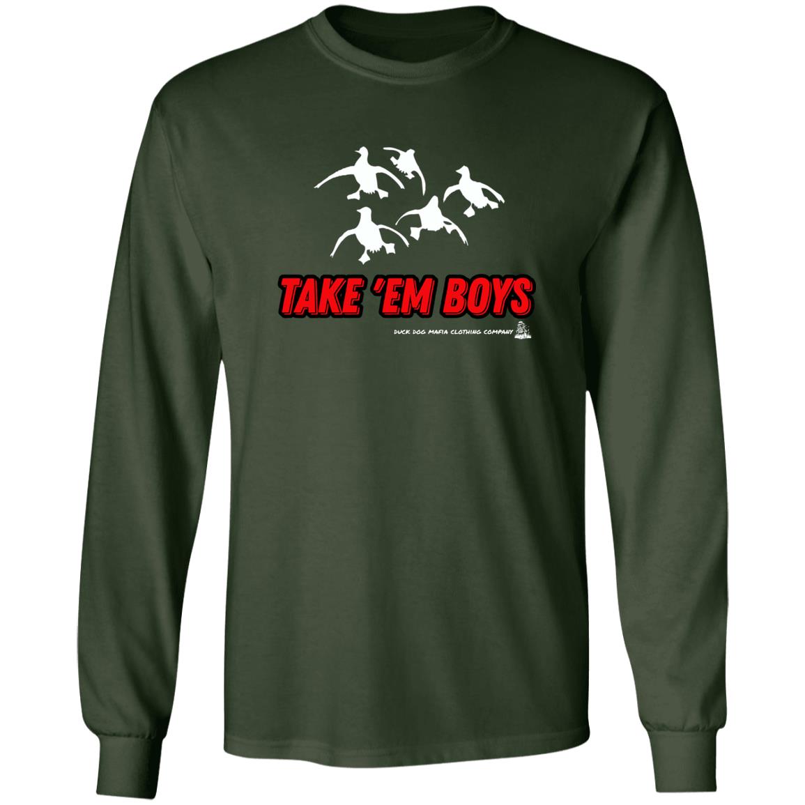 Feet Hanging TAKE 'EM BOYS Long Sleeve