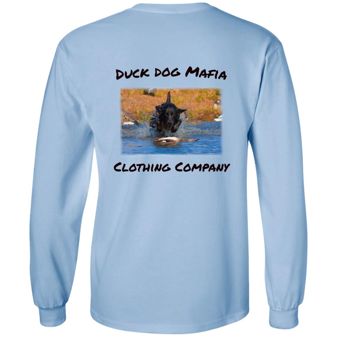 Black Lab at Work - BlackLetting With DDM Logo Left Chest