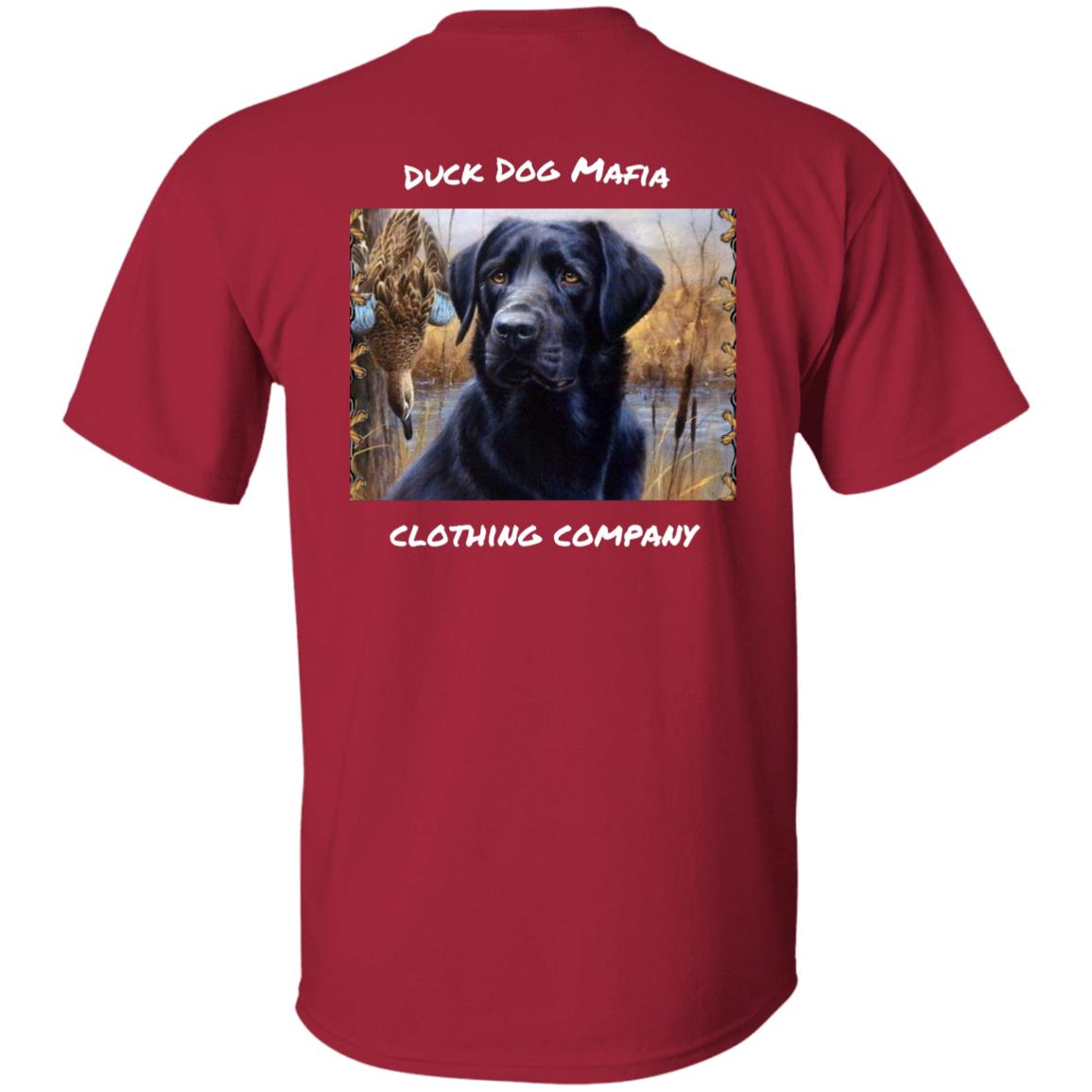 BLACK LAB  FLAG WHITE LETTING