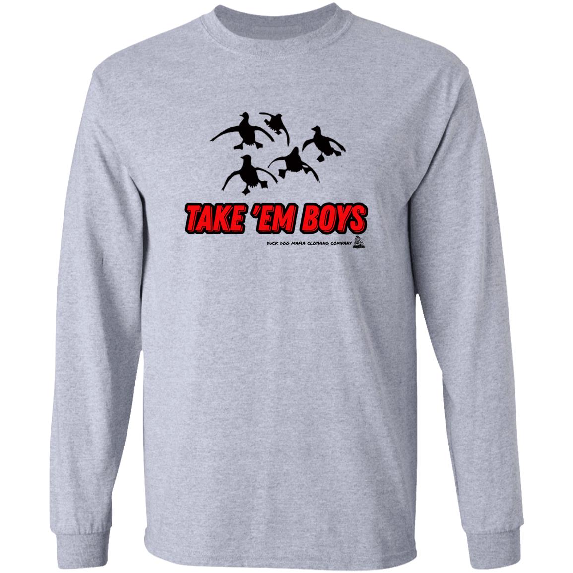 Feet Hanging TAKE 'EM BOYS Long Sleeve
