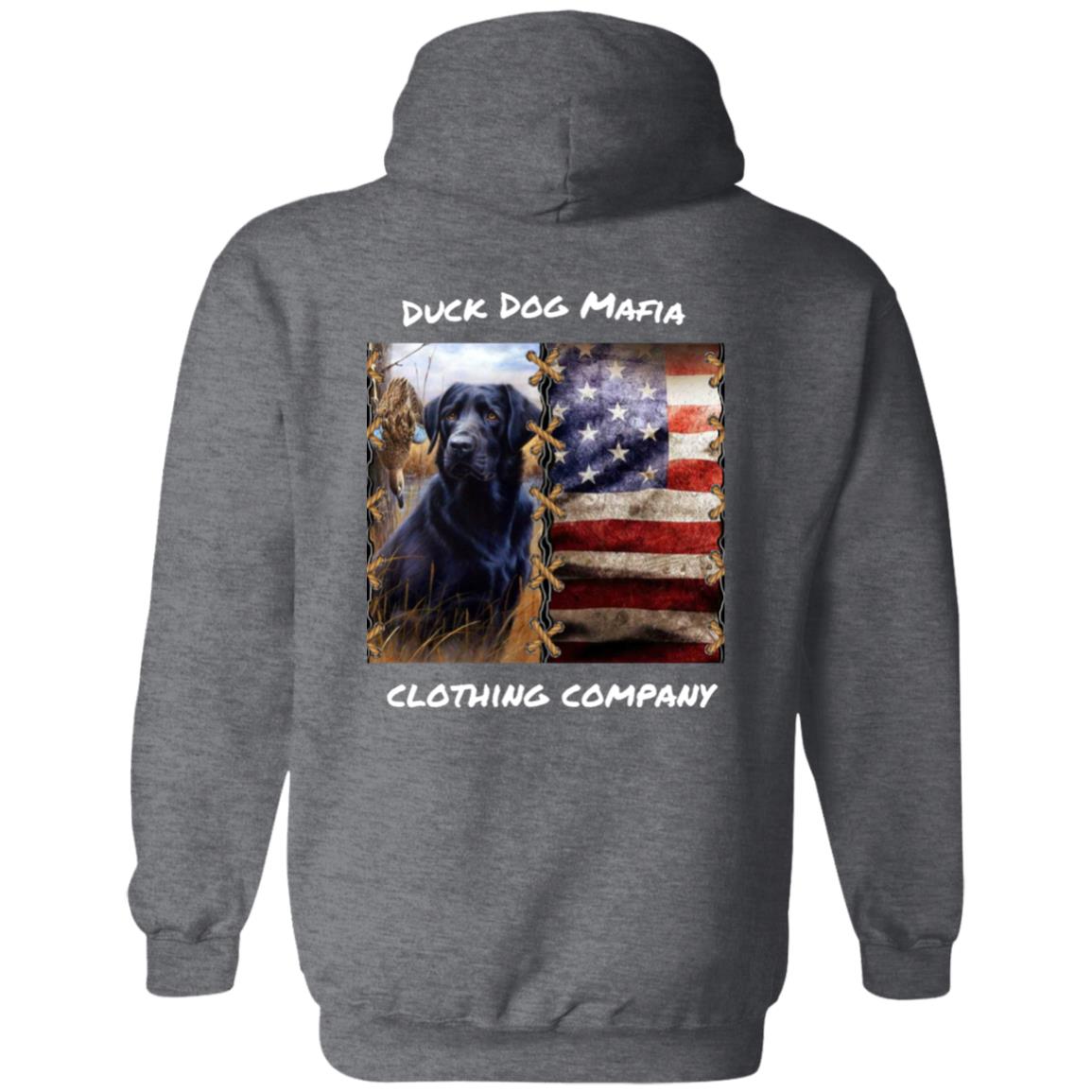 BLACK LAB / AMERICAN FLAG WHITE LETTING