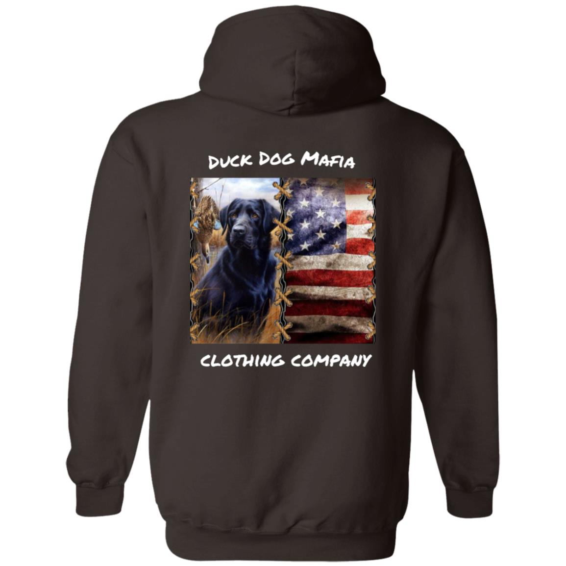 BLACK LAB / AMERICAN FLAG WHITE LETTING