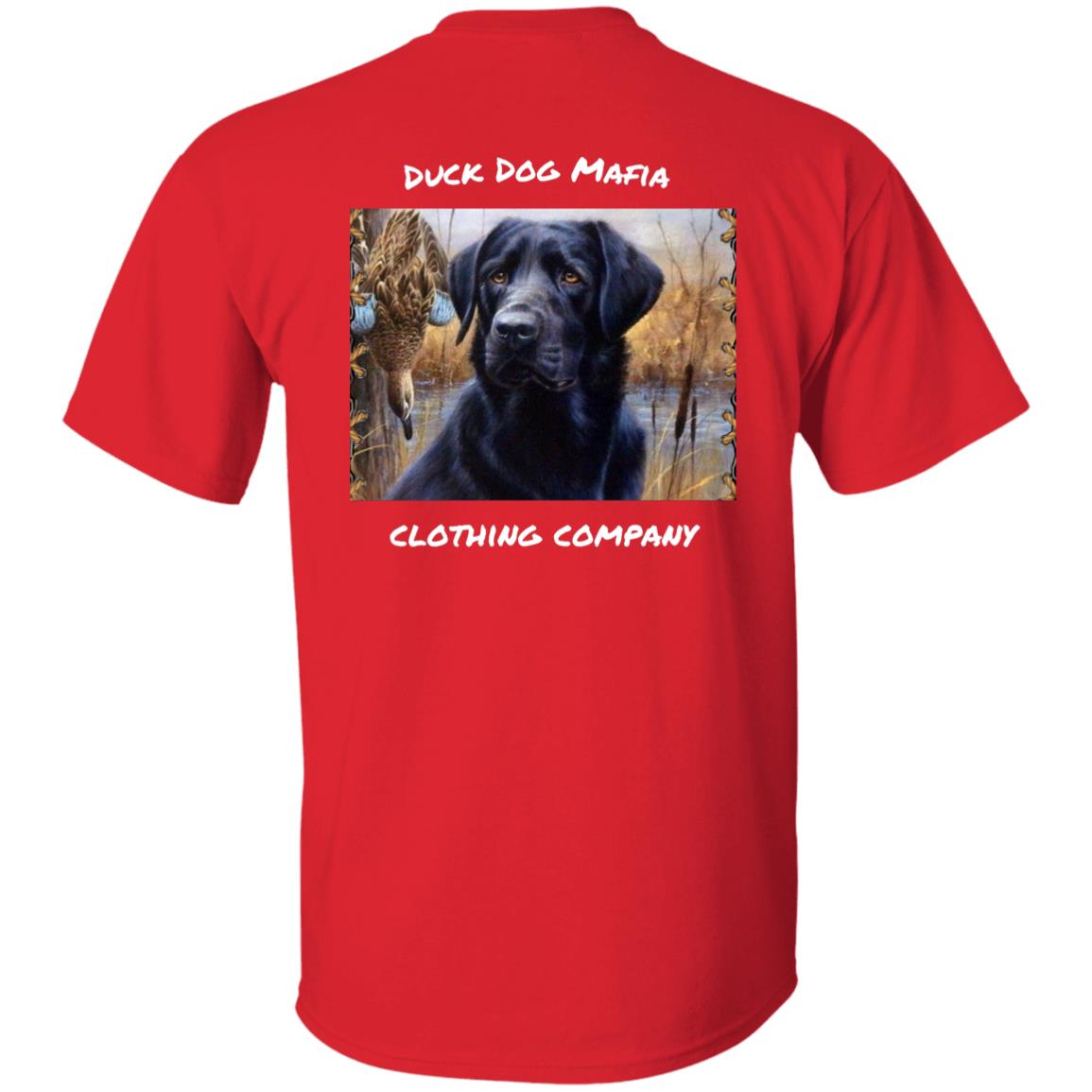 BLACK LAB  FLAG WHITE LETTING