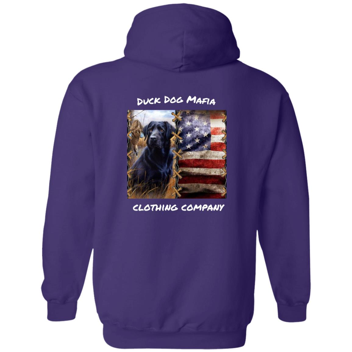 BLACK LAB / AMERICAN FLAG